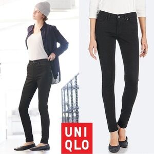 UNIQLO Women’s Black Low Rise Skinny Tapered Jeans